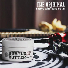 Hustle Butter Deluxe 5oz Vegan Cruelty-Free Tattoo Balm Aftercare Glide Heal