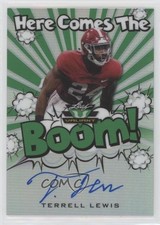 2020 Leaf Valiant Here Comes the Boom! 24/75 Terrell Lewis #HCB-TL1 Auto 0ea8