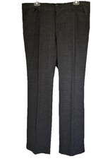 Riders By Lee Women  s 14 Gray Straight Leg Stretch Pants