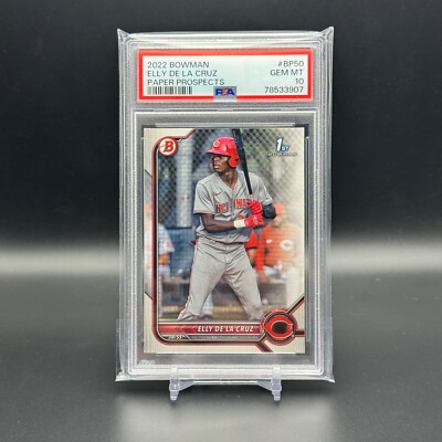 2022 Bowman Paper Prospects » Elly De La Cruz (1st) #BP50 » PSA 10