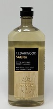 1 NEW BATH  BODY WORKS AROMATHERAPY CEDARWOOD SAUNA WASH FOAM SHOWER GEL 10 OZ