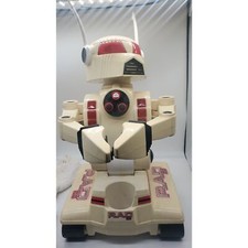 VINTAGE 1999 RAD 2.0 / 19" TALL WALKING, TALKING, LARGE TOY ROBOT Untested