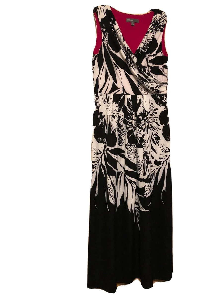 donna ricco long dresses Donna Ricco New York Size 6 Maxi Dress Black Cowl Neck Matte Jersey Long