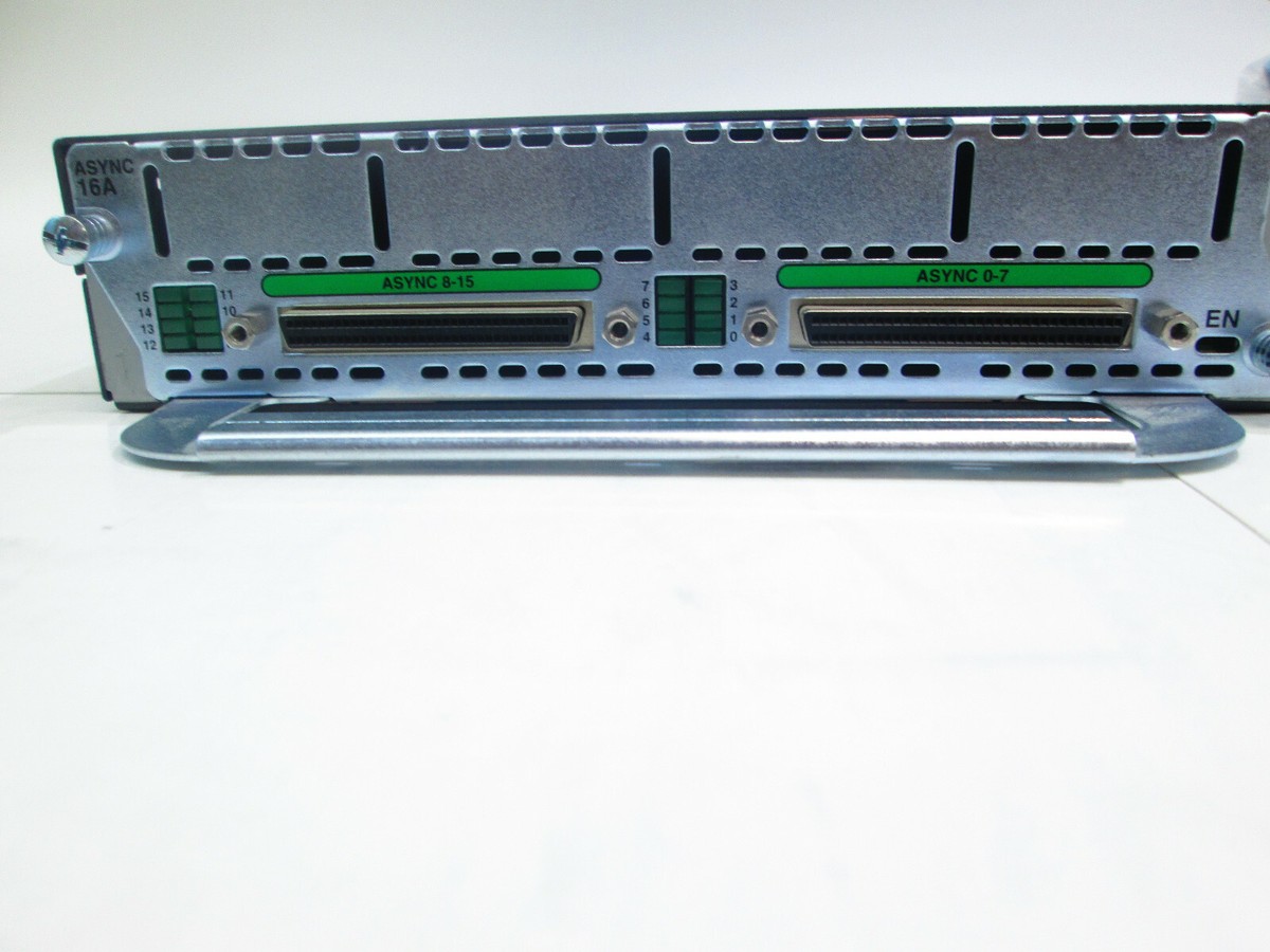 Cisco 2621XM 2600 Series 1-Port 10/100 Wired Router + ASYNC-16A