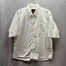 RedHead Shirt Adult Extra Large XL White Safari Fishing Mens Canvas Casual *