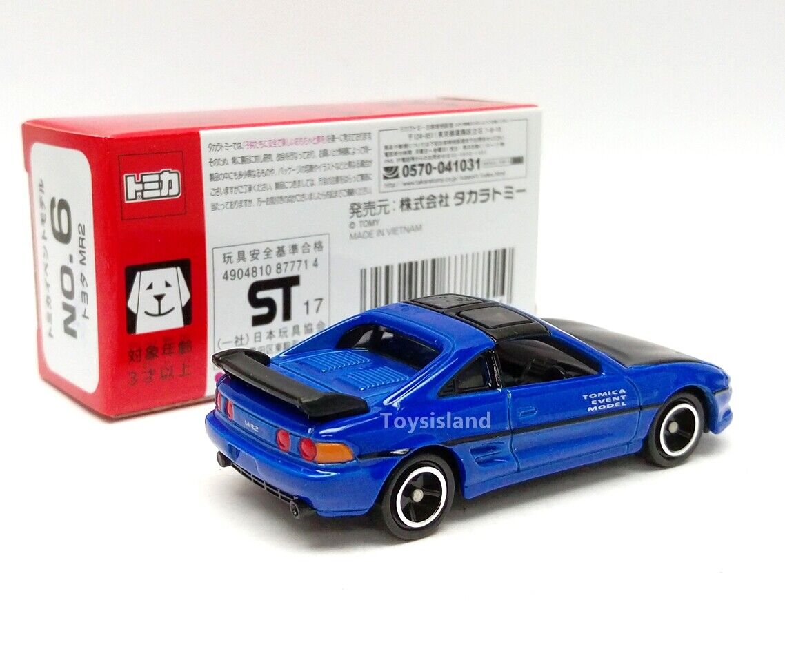 TOMICA EVENT MODEL 6 TOYOTA MR2 1/59 Tomy NEW DIECAST CAR MR TOMICA EVENT MODEL 6 TOYOTA MR2 1/59 Tomy NEW DIECAST CAR MR