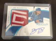 2019 PANINI IMMACULATE BO BICHETTE PREMIUM PATCH RELIC RPA AUTO 5/10 BLUE JAYS👍