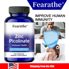 Zinc Picolinate 22mg, Body Preferred Form - Gluten Free and Non-GMO 120 Capsules