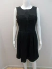 CUE BLUE/BLACK EXPOSED ZIP OCCASIONS DRESS 12        (#X1469)