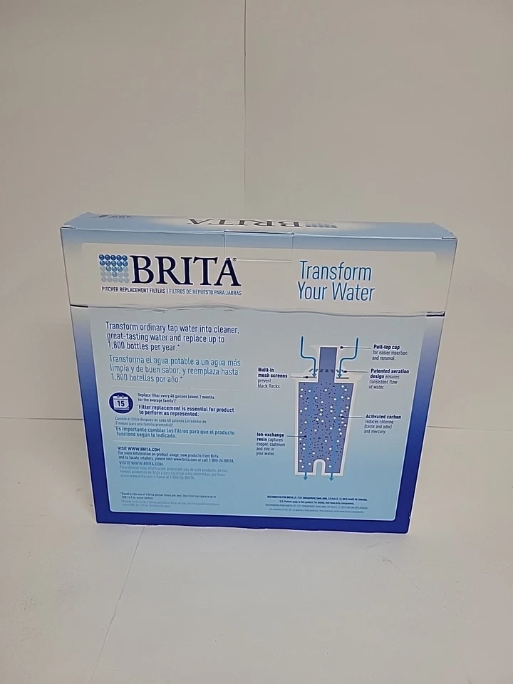 Brita 987554 Pitcher Replacement Filters 10 Pack Sealed Filters - Image 3 of 4