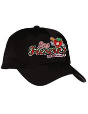 FRESEROS DE IRAPUATO SOMBRERO NEGRO 100% ALGODÓN
