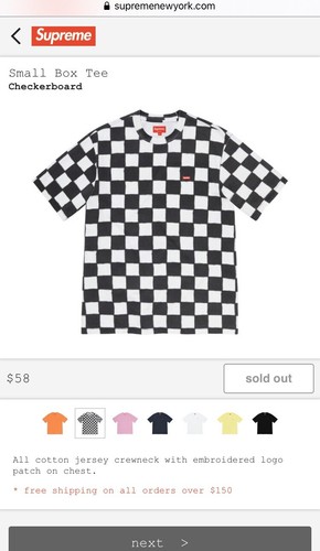 Supreme Small Box Logo Tee Checkerboard | www.tspea.org