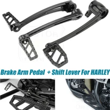 Brake Arm Shift Lever Peg Pedal Shifter Kit For Harley Road KING Glide 2014-2022
