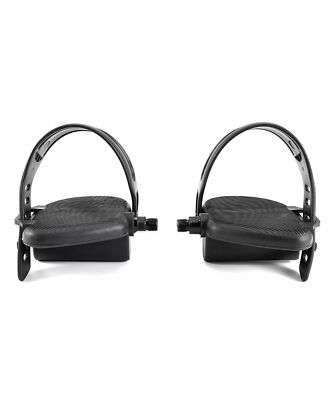Reebok Cycle Plus CP3000 Recumbent Bike Left and Right Foot Pedal pair w/Strap