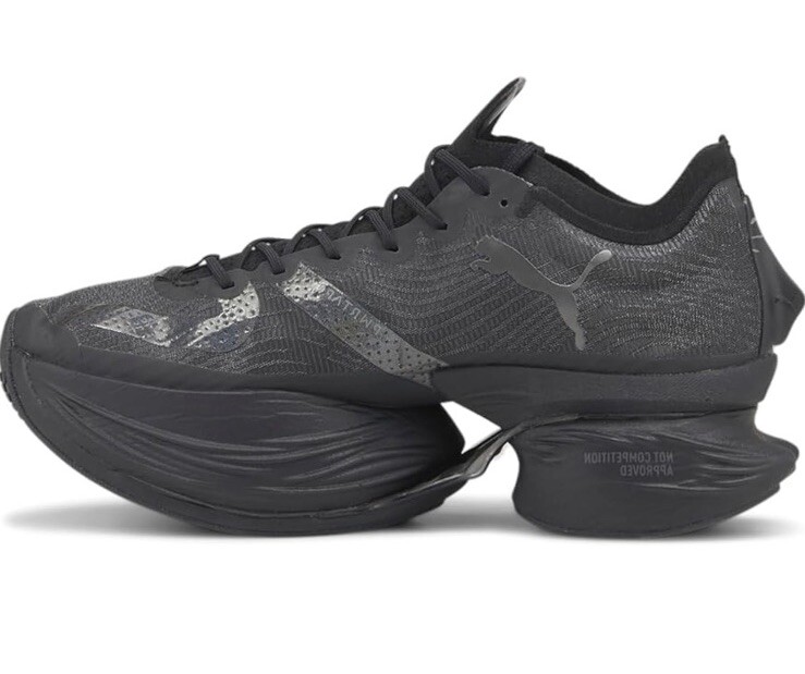 PUMA Fastroid Black-CASTLEROCK Unisex Trainers Size 7.5/41.5 image 4