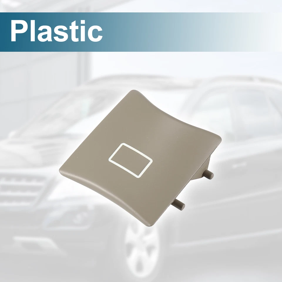 Cubierta de botón de interruptor de ventana de techo corredizo para Mercedes-Benz ML500 ML350 2006-2011 caqui Foto 3 de 4