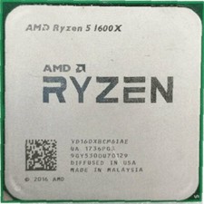AMD Ryzen 5 1600X R5-1600X 3.6GHz 6Core 12Thr 95W Socket AM4 CPU Processors
