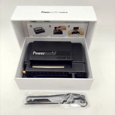 PowerMatic Mini Tobacco Roller Machine for Injector Cigarette Tube Papers IOB