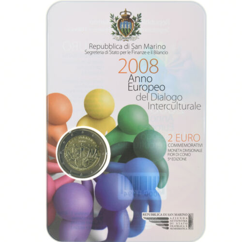 [#347669] San Marino, 2 Euro, année européenne du dialogue interculturel, 2008,  - Picture 1 of 2