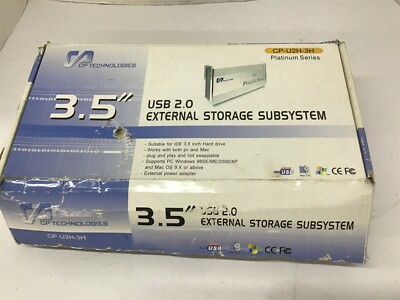 CP Technologies CP-22H-3H USB 2.0 External Storage Subsystem 3.5''