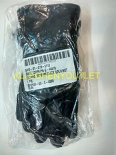 US Military Intermediate Cold Weather ICW GLOVES Black Leather w/ CUFF SMALL NIB