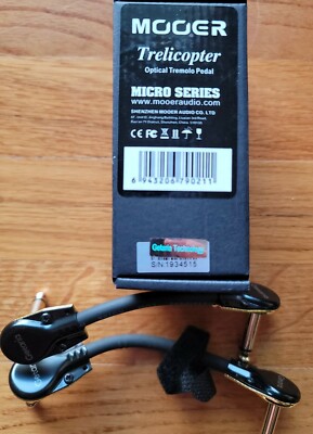 mooer 2台REECHO&Trelicopter Mooer Trelicopter Optical Tremolo Pedal & Two Getaria