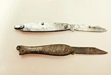 Original Communist Metal Pocket Knives USSR Cold War Vintage Relic