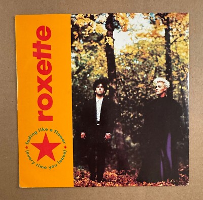 ROXETTE   FADING LIKE A FLOWER / I REMEBER YOU - 7'' EP 1991 EM190 BLACK - VG+ L2