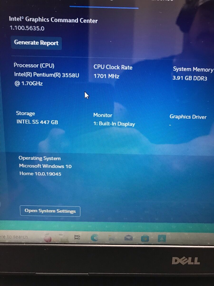 Dell Inspiron 15 15.6in. (480GB, Intel Pentium, 1.7GHz, 4GB Dell Inspiron 15 15.6in. (480GB, Intel Pentium, 1.7GHz, 4GB