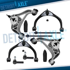 RWD Front Upper Lower Control Arm Ball Joint Tie Rod Ends for 2013-2018 Ram 1500