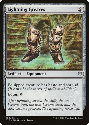 MTG Lightning Greaves  - Commander 2016 #260