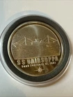 New Listing1oz SS GAIRSOPPA WWII Shipwreck 1941 World War II .999 FINE Silver & Capsule
