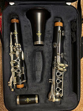 Buffet E12 Bb Clarinet Wood Body Silver-Plated Keys w/ Case