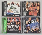 WCW vs The World + Nitro + Thunder + WWF There Goes the Neighborhood CIB Lot PS1