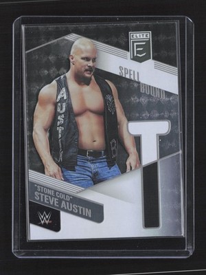 2023 Donruss Elite WWE #16 ''Stone Cold'' Steve Austin Spellbound Green