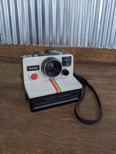 Vintage 1970's Polaroid One Step Land Camera Rainbow Stripe Untested