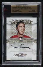 2008 ITG Ultimate Memorabilia 9th Edition Silver 10/24 Ted Lindsay Auto HOF 4f5