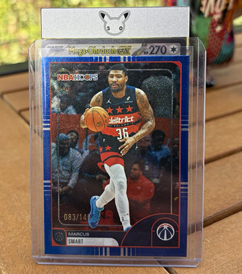 Topps NBA Hoops Marcus Smart Washington Wizards No. 22 Blue Parallel 083/149