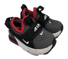 Nike Air Max 270 Extreme Black/Red Athletic Sneakers CI1109-004 Toddler Size 4C