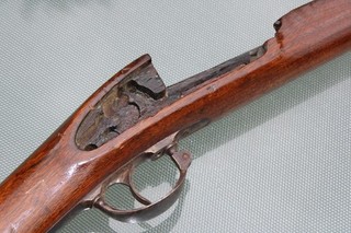 Shortened Civil War 1861 Springfield Musket Stock with Trigger Guard