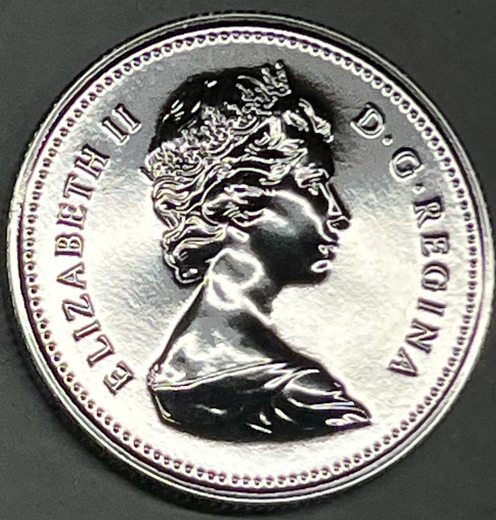 1979 Canadian Proof-Like Quarter 25Cent Coin. Uncirculated Great