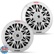 Pyle 5.25 Inch Dual Marine Speakers - 2 Way Waterproof and Weathe