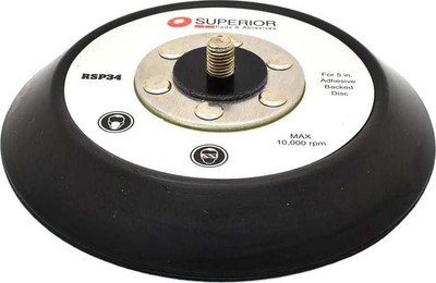 Superior Pads And Abrasives RSP34 5 Dia No Vacuum Holes PSA/Adhesive Back Sander