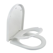 D Shape Toilet Seat - Family Toilet Seat with Child Seat Built-in