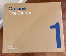 Coterie Diapers - Size 1 - Qty 198