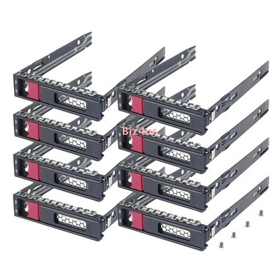 8PCS 3.5'' Hard Drive Tray Caddy for HP ProLiant ML30 ML350 ML110 G10 774026-001