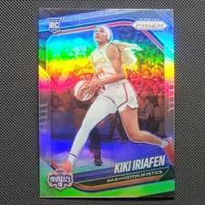 Kiki Iriafen RC SILVER PRIZM 2025 Panini WNBA Rookie #72 Mystics