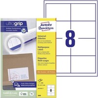Avery Zweckform Universal-Etiketten 97 X 67,7 Mm Weiß 800 Etiketten