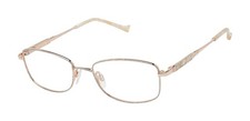 NEW Tura R712 Eyeglasses Silver/Rosegold 100 AUTHENTIC