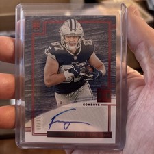 2022 Panini Impeccable - Rookie Autographs Jake Ferguson #171 Red 7/75 Cowboys!